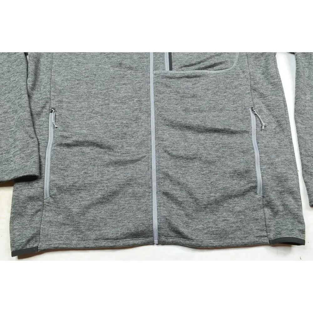 The North Face Canyonlands Full-Zip Jacket Mens XL Gray Heather Long Sleeve